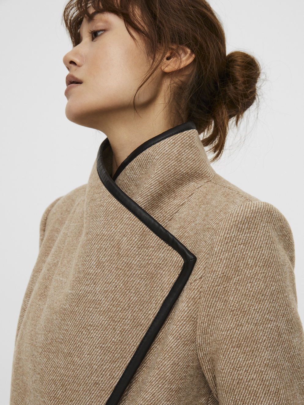 Vero Moda | FINAL SALE- Waterfall wool-blend wrap coat